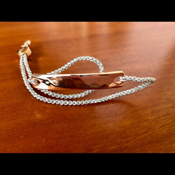 Monica Vinader Havana Bracelet Silver Cord - Picture 1 of 6